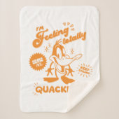 Smakelijke Retro DAFFY DUCK™ Sherpa Deken (Voorkant)