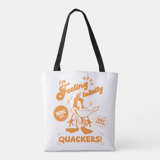 Smakelijke Retro DAFFY DUCK™ Tote Bag (Achterkant)