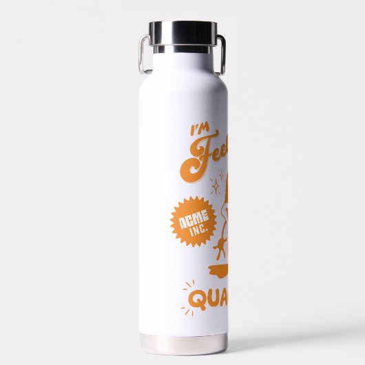 Smakelijke Retro DAFFY DUCK™ Waterfles (Voorkant)