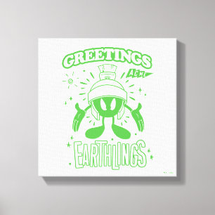 Smakelijke Retro MARVIN THE MARTIAN™ Canvas Afdruk