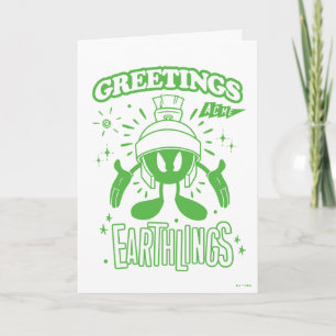 Smakelijke Retro MARVIN THE MARTIAN™ Kaart