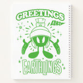 Smakelijke Retro MARVIN THE MARTIAN™ Notitieboek (Achterkant)