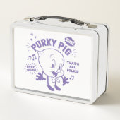 Smakelijke Retro Porky Pig (Achterkant)