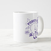 Smakelijke Retro Porky Pig Grote Koffiekop (Voorkant rechts)