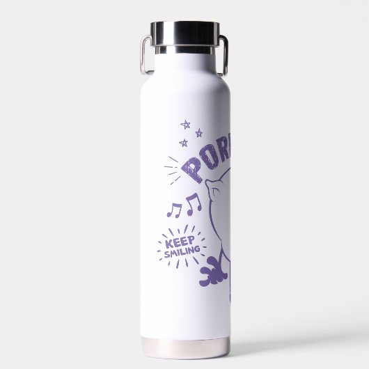 Smakelijke Retro Porky Pig Waterfles (Voorkant)