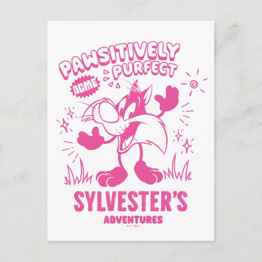 Smakelijke Retro SYLVESTER™ Briefkaart (Voorkant)
