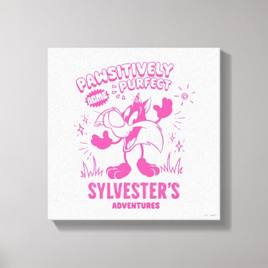 Smakelijke Retro SYLVESTER™ Canvas Afdruk (Voorkant)