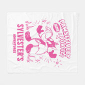 Smakelijke Retro SYLVESTER™ Fleece Deken (Voorkant (Horizontaal))