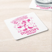 Smakelijke Retro SYLVESTER™ Kartonnen Onderzetters (Schuin)