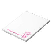 Smakelijke Retro SYLVESTER™ Notitieblok (Linkerzijde)