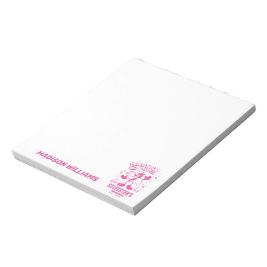 Smakelijke Retro SYLVESTER™ Notitieblok (Linkerzijde)