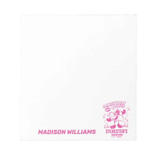 Smakelijke Retro SYLVESTER™ Notitieblok (Voorkant)