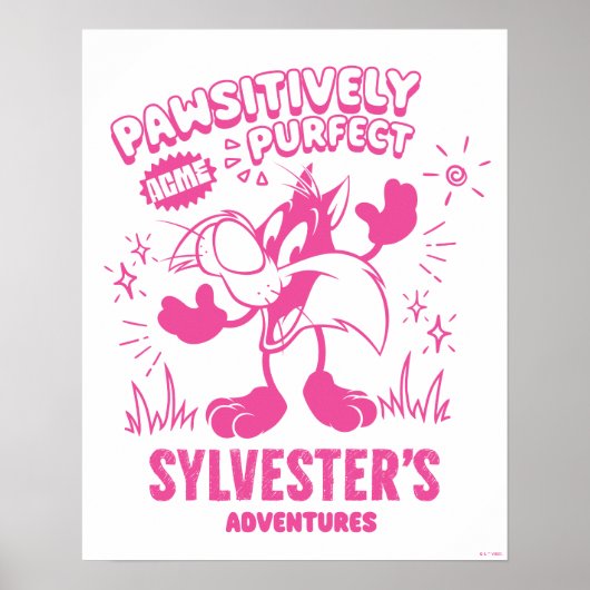 Smakelijke Retro SYLVESTER™ Poster (Voorkant)
