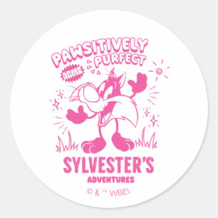 Smakelijke Retro SYLVESTER™ Ronde Sticker