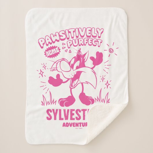 Smakelijke Retro SYLVESTER™ Sherpa Deken (Voorkant)