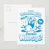 Smakelijke Retro TAZ™ Briefkaart (Voorkant / Achterkant)