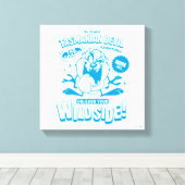 Smakelijke Retro TAZ™ Canvas Afdruk (Insitu (Houten vloer))