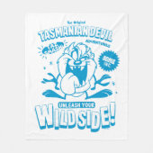 Smakelijke Retro TAZ™ Fleece Deken (Voorkant)