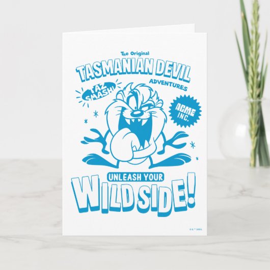 Smakelijke Retro TAZ™ Kaart (Voorkant)