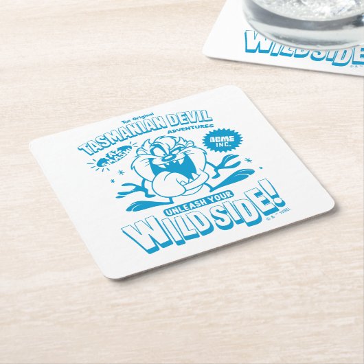 Smakelijke Retro TAZ™ Kartonnen Onderzetters (Schuin)