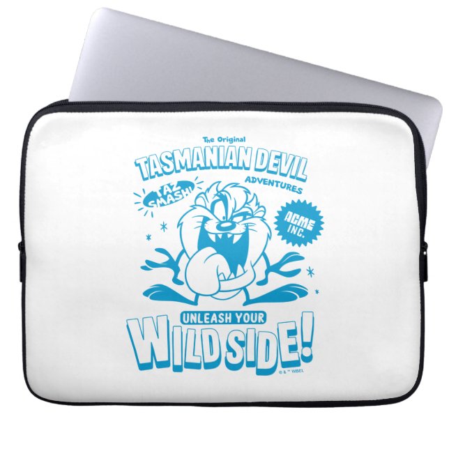 Smakelijke Retro TAZ™ Laptop Sleeve (Voorkant)