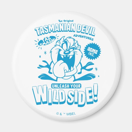 Smakelijke Retro TAZ™ Magneet (Voorkant)