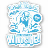 Smakelijke Retro TAZ™ Sticker (Voorkant)