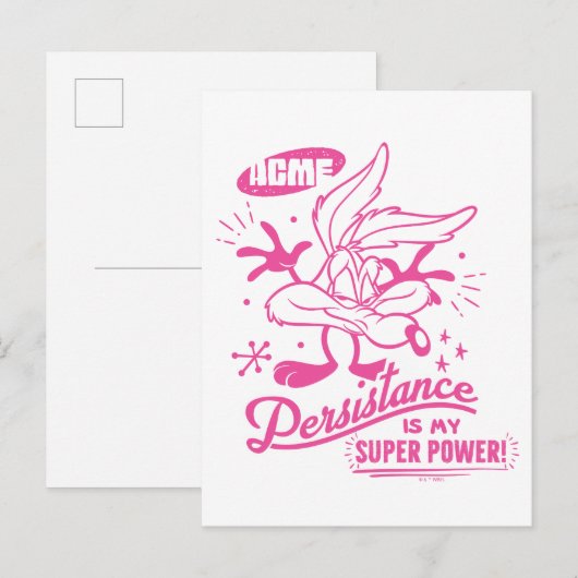 Smakelijke Retro WILE E. COYOTE™ Briefkaart (Voorkant / Achterkant)