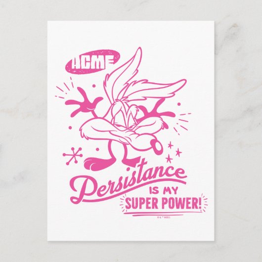 Smakelijke Retro WILE E. COYOTE™ Briefkaart (Voorkant)