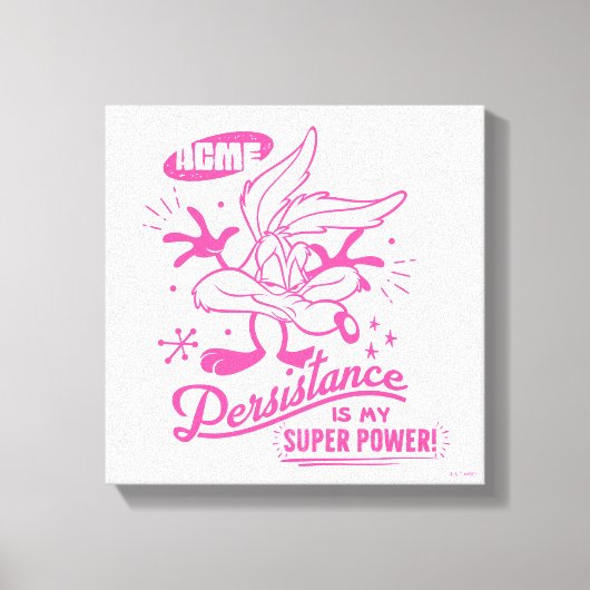 Smakelijke Retro WILE E. COYOTE™ Canvas Afdruk (Voorkant)