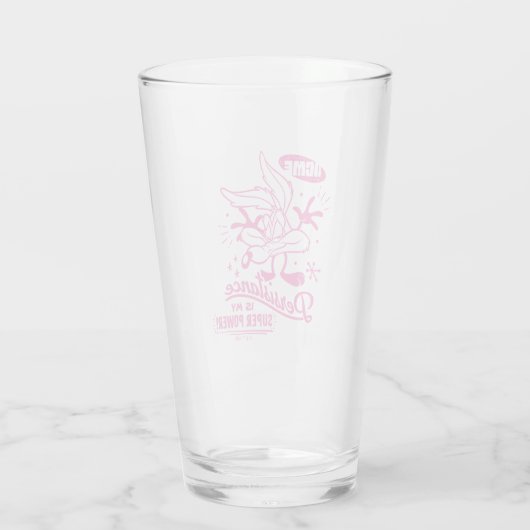 Smakelijke Retro WILE E. COYOTE™ Glas (Achterkant)