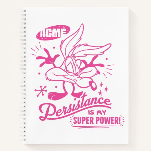 Smakelijke Retro WILE E. COYOTE™ Notitieboek (Voorkant)