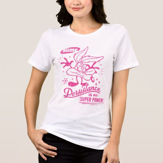 Smakelijke Retro WILE E. COYOTE™ Tri-Blend Shirt (Voorkant)