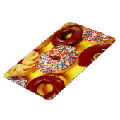 Smakelijke, verse donuts magnet magneet (Linkerzijde)