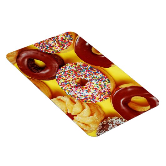 Smakelijke, verse donuts magnet magneet (Rechterzijde)