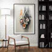Smaken Hangend in Stilte Poster