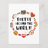 Smaken over de hele wereld briefkaart (Voorkant)