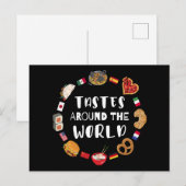 Smaken over de hele wereld briefkaart (Voorkant / Achterkant)
