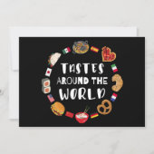 Smaken over de hele wereld kaart (Voorkant)