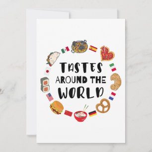 Smaken over de hele wereld kaart