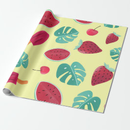 Smaken van de zomer cadeaupapier