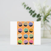 Smakjes Cupcake Briefkaart (Staand voorkant)