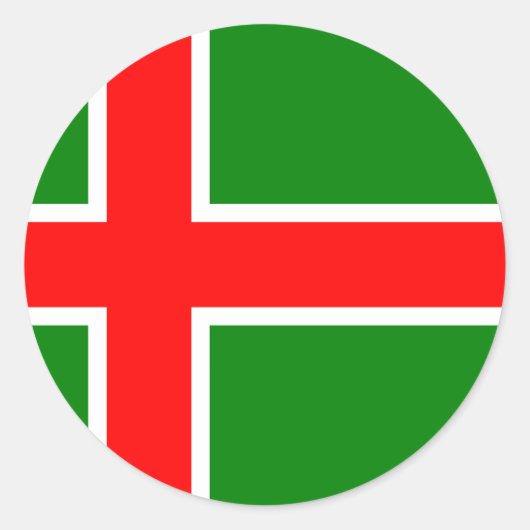 Småland, Zweden Ronde Sticker (Voorkant)