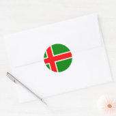 Småland, Zweden Ronde Sticker (Envelop)