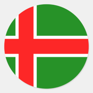 Småland, Zweden Ronde Sticker