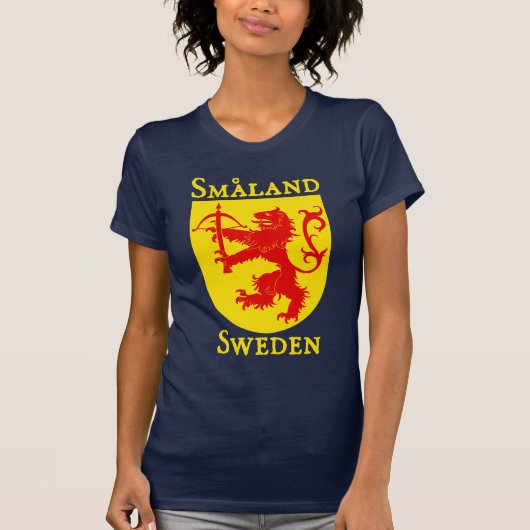 Småland, Zweden (Sverige) T-shirt (Voorkant)