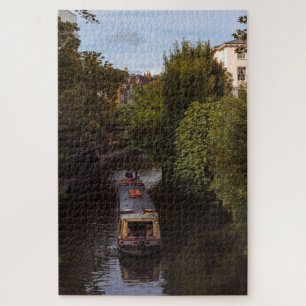 Smalboot cruisen door de Londense kanalen Legpuzzel