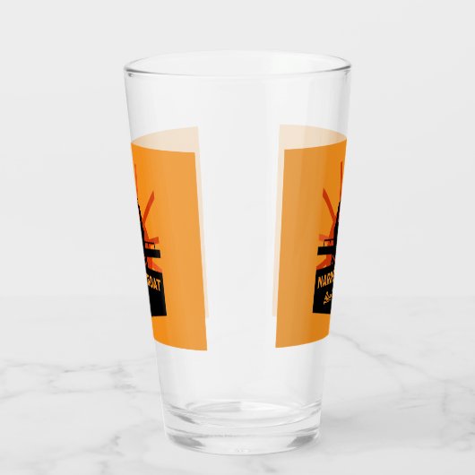 Smalboot- en kanaalbootcadeaus glas (Rechts)