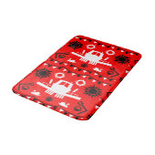 Smalbootdecoratie en -cadeaus badmat (Gekanteld)