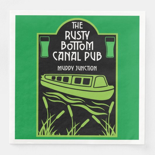 Smalbootkanaal Pubs Servet (Voorkant)